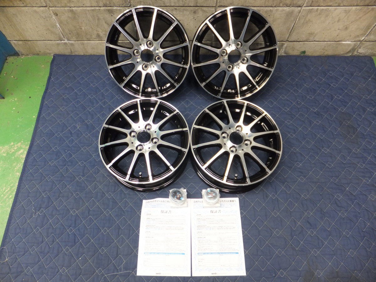  TEAD TRICK MW1223 weds 14インチ ホイール テッド トリック ウェッズ PCD100/4H(社外品)｜売買されたオークション情報、yahooの商品情報をアーカイブ公開 - オークファン 4穴