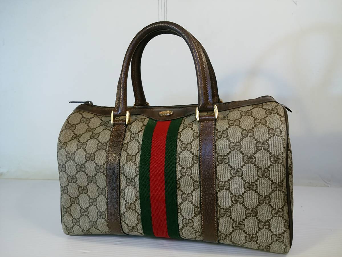 大人気，豊富な 1円 オールドグッチ ＧＧシェリーミニボストン アクセサリーコレクション(オールドグッチ)｜売買されたオークション情報、yahooの商品情報をアーカイブ公開 - オークファン かばん、バッグ