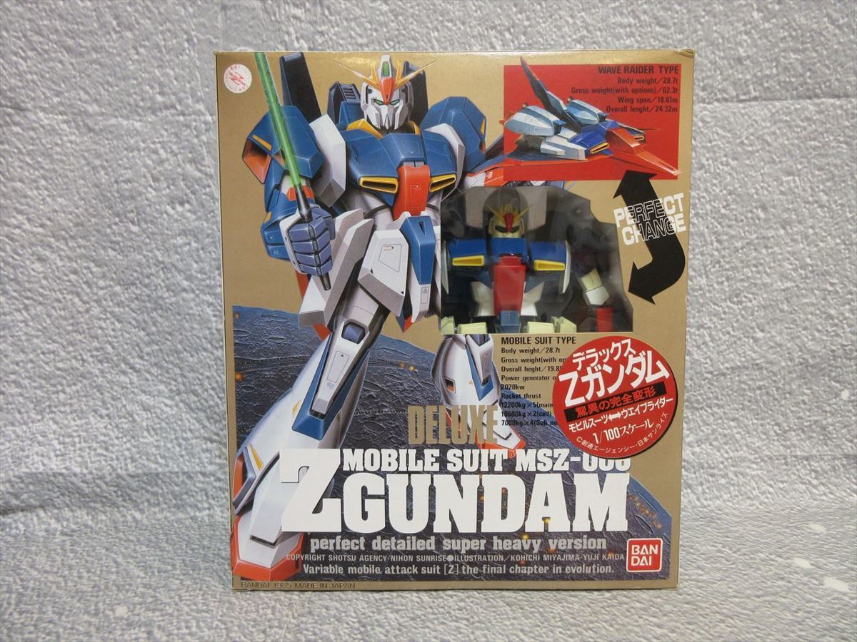 高品質，爆買い 当時物 1985年 バンダイ ポピー デラックス Z ガンダム 1/100 完全変形 モビルスーツ ウェイブライダー ロボット フィギュア(ビンテージ)｜売買されたオークション情報、yahooの商品情報をアー その他