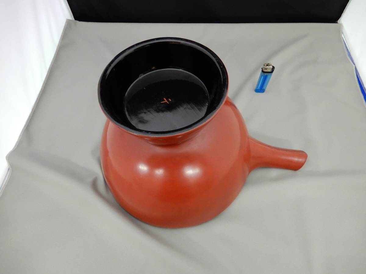 片口 漆器 - 安比塗漆器 | 酒器 安比塗 漆塗り ／ 本朱 4.5寸