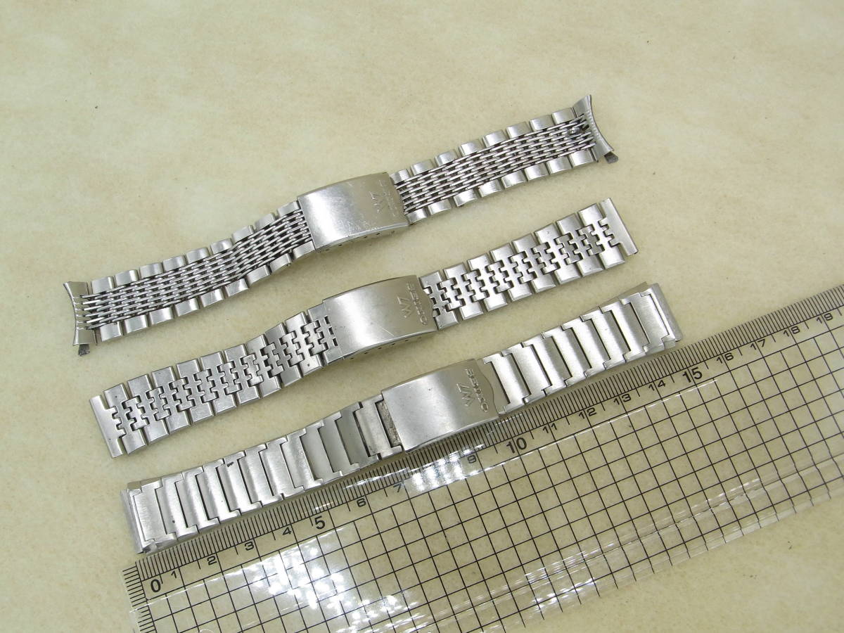 ♪♪セイコー ロードマチック/LM 金属ベルト 3本セット ジャンク