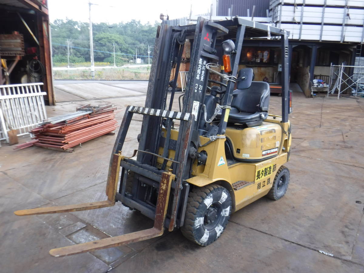 中古フォークリフトのPCS フォークリフトの FG10T-21 KOMATSU ハナ 