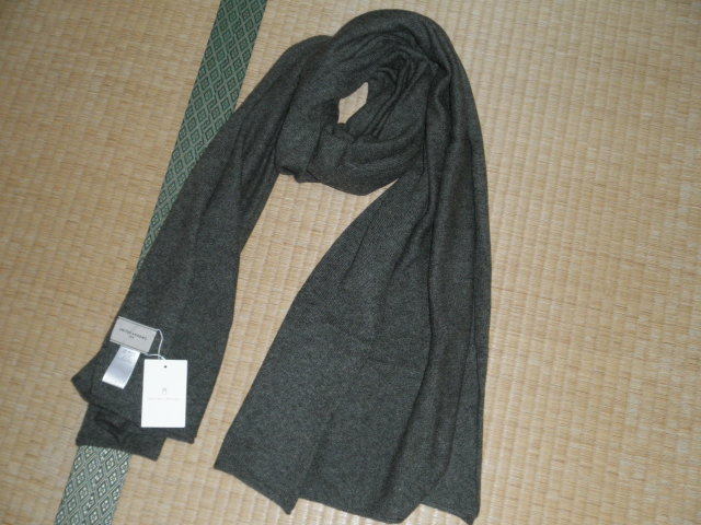 限定セール，お買い得 ユナイテッドアローズ オリジナルカシミヤ100％ニットストール カーキ(服飾小物)｜売買されたオークション情報、yahooの商品情報をアーカイブ公開 - オークファン 服飾小物