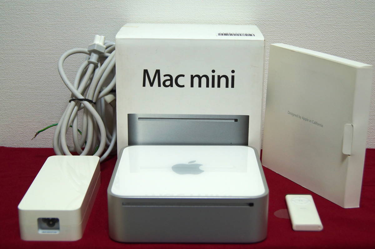 即決◎送料込み!!◎Mac mini early 2009 2GHz 4GB 120GB OS X 10.5.6