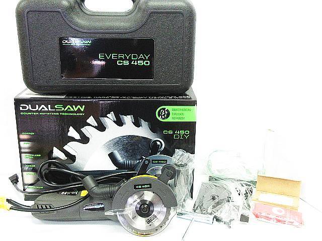 デュアルソー ダブルカッター CS450 DUAL SAW オークロンマーケティング DIY 電動工具 ショップジャパン 動作品
