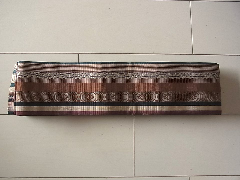 大得価，新作登場 3897 品 正絹 茶色系 リバーシブル 博多織 角帯 男帯(帯)｜売買されたオークション情報、yahooの商品情報をアーカイブ公開 - オークファン 帯