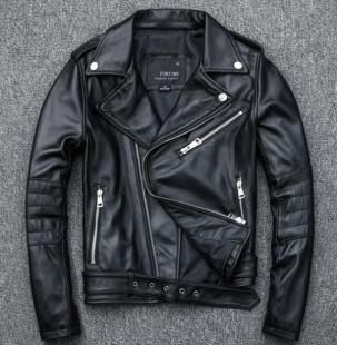 JK136 オシャレ レディース 羊革 ライダース レザー ジャケット 黒 S 