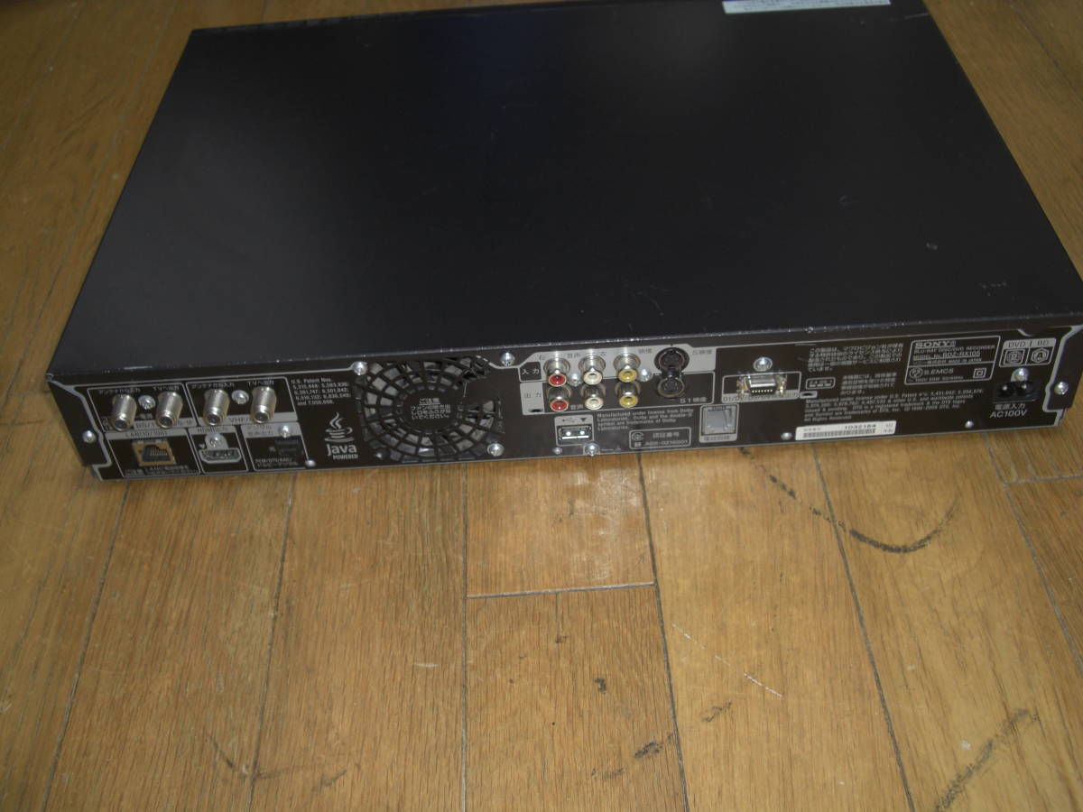 ソニー ブルーレイHDDレコーダー BDZ-RX105 HDD1T 動作確認済 他付属品