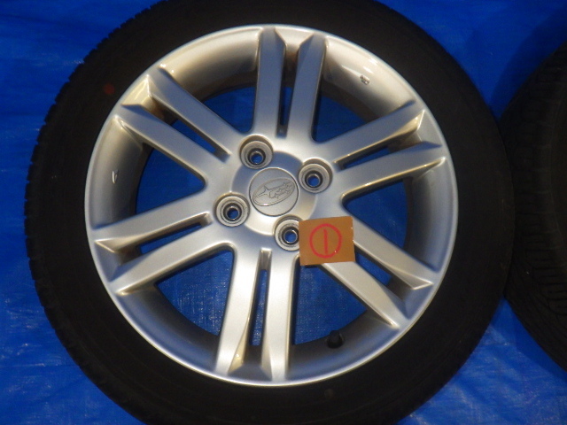 43 スバル ステラ LA100F 前期 24年 KF-VE3 純正 タイヤ アルミホイール 4本 165/55R15