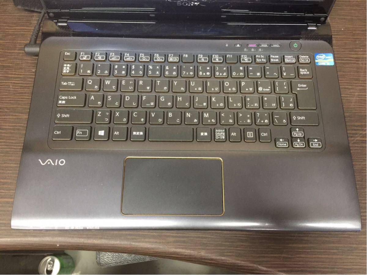K24 液晶割れ SONY VAIO SVE14AE13N i5 メモリなし HDDなし アダプタなし