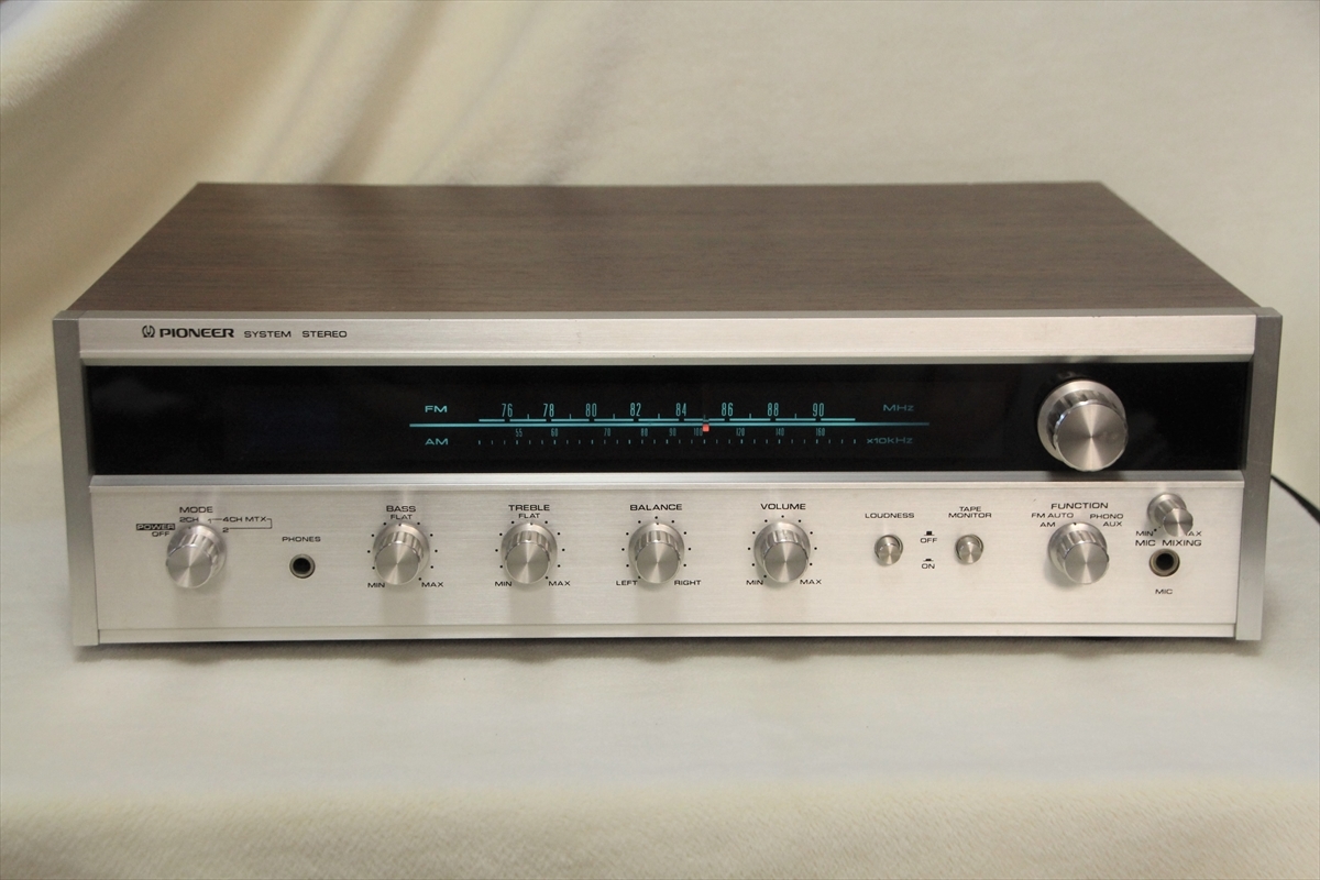 動作品】パイオニア ステレオ レシーバーアンプE-3000A（昭和レトロ）