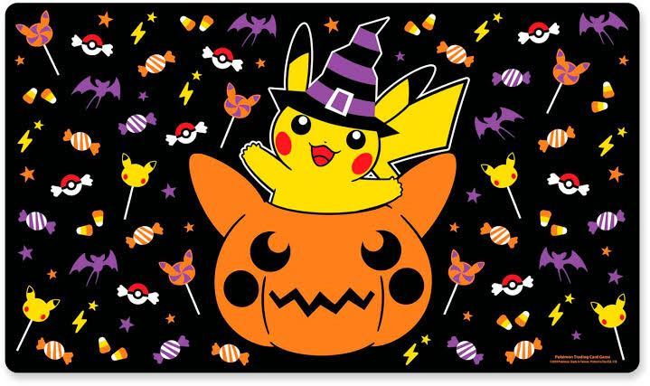海外限定 ピカチュウ ハロウィン ポケモンカード プレイマット ふしぎ