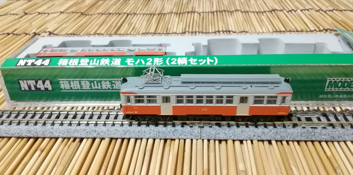 ▽MODEMO-NT44▽箱根登山鉄道/モハ2形(モハ2-109&110)「未塗装ドア