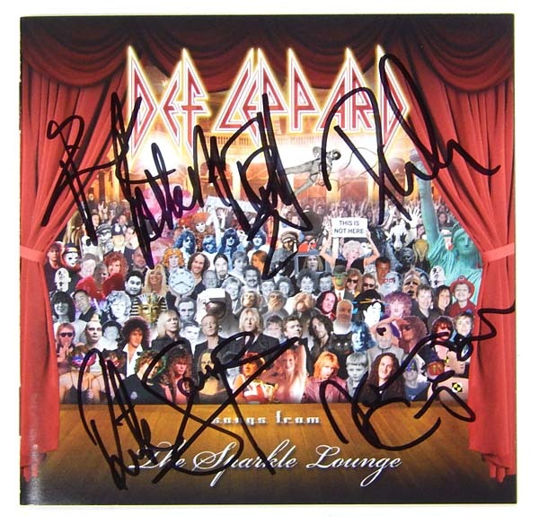 激安大特価，大人気 【デフ・レパード／Def Leppard】直筆サイン入りCD
