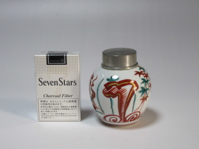 煎茶道具 茶入 茶心壺 茶 錫 B0577 煎茶 茶葉罐 古錫 茶壷