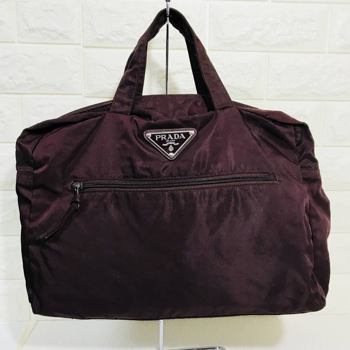 極美品✨ PRADA プラダ トート ボストンバッグ ナイロン 肩掛け 極美品✨ PRADA プラダ トート ボストンバッグ ナイロン 肩掛け