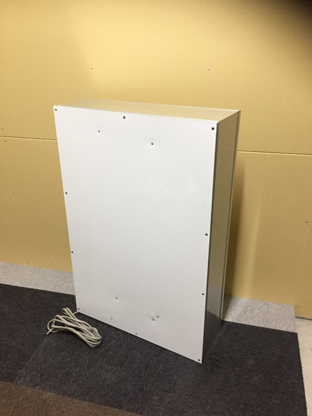 ☆発光アクリルボックス【電飾看板】蛍光灯ユニット内蔵！壁付け（900×600×D210）クリーニング品！格安！ アクリル電飾看板｜看板製作・看板デザイン、全国発送の通販サイト