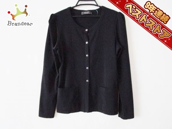 フォクシー FOXEY トップス カーディガン サイズ42 L 黒 レディース FOXEY カーディガン - レディース美品 FOXEY(フォクシー) 公式オンラインストア