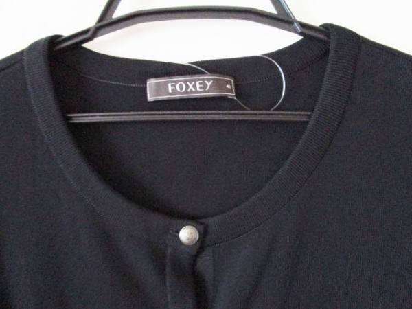 フォクシー FOXEY トップス カーディガン サイズ42 L 黒 レディース FOXEY カーディガン - レディース美品 FOXEY(フォクシー) 公式オンラインストア