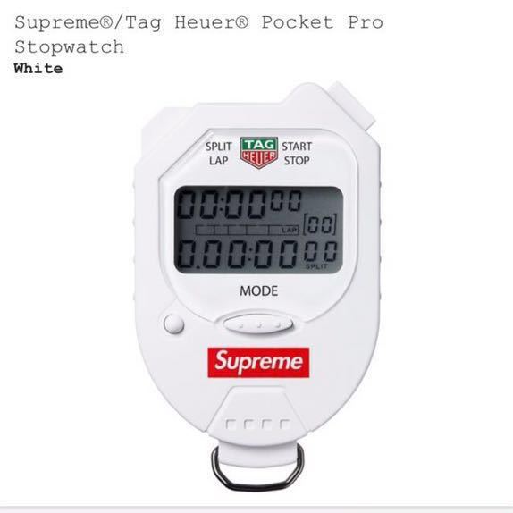 新品 Supreme 18AW Tag Heuer Pocket Pro Stopwatch シュプリーム タグ 