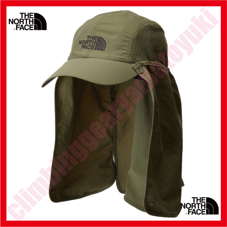 【岳と雪】 THE NORTH FACE ノースフェイス　SUN SHIELD BALL CAP サンシールドボールキャップ　L/XL　UNISEX　男女OK！