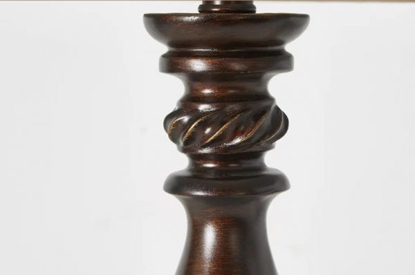 E27キャリバースタンド樹脂ランプスイッチ付き現代アンティークテーブル 幸せ/aHH