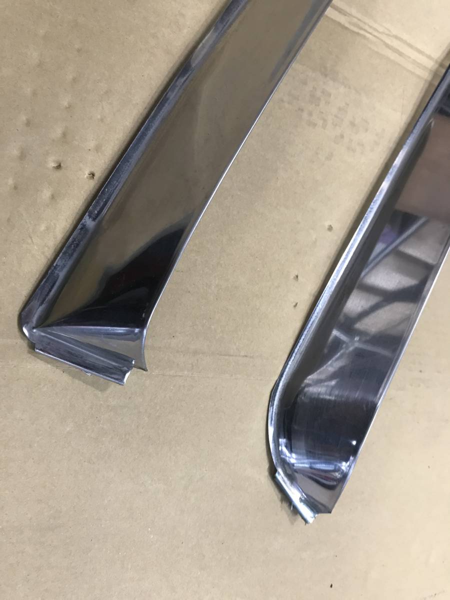 中古 ステンレス ドアバイザー 左右セット サニトラ b110サニーセダン