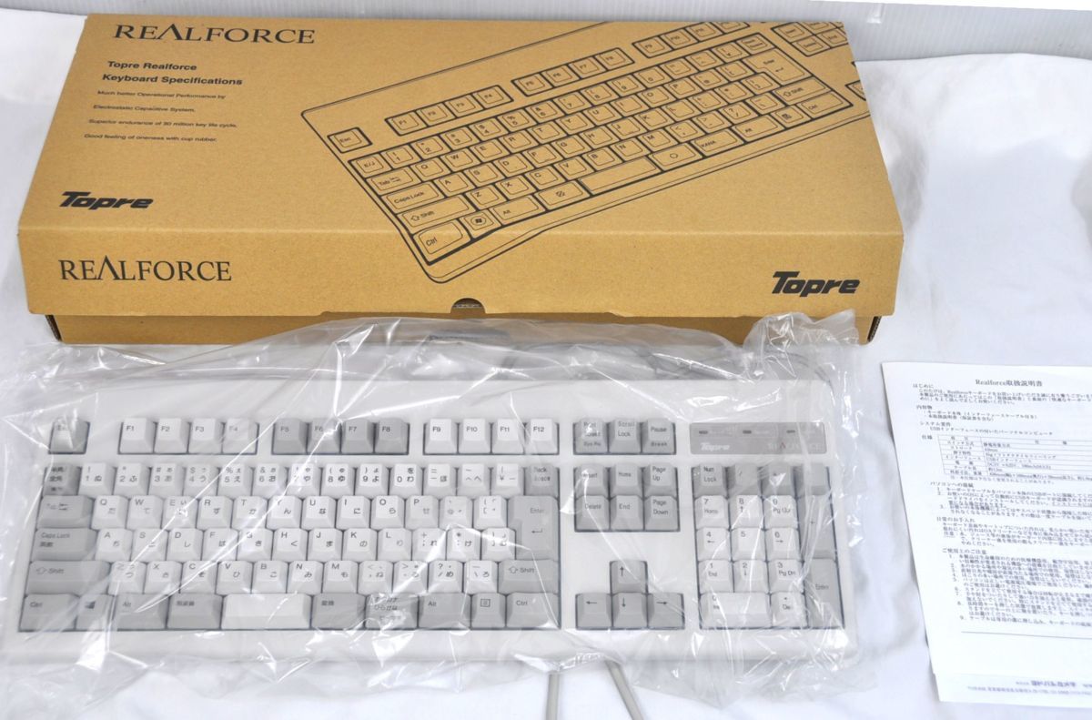 REALFORCE 東プレ キーボード 日本語配列 USB有線接続 REALFORCE 108UH