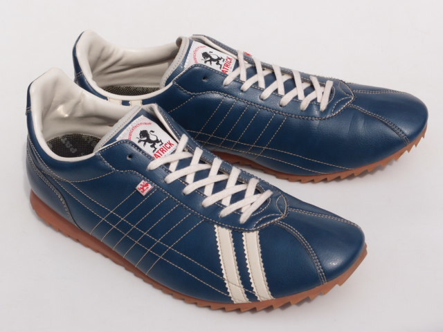 低価，限定セール 日本製 PATRICK SULLY 紺レザー 44 パトリック シェリー インデイゴ(44（27.5cm目安）)｜売買されたオークション情報、yahooの商品情報をアーカイブ公開 - オークファン 44（27.5cm目安）