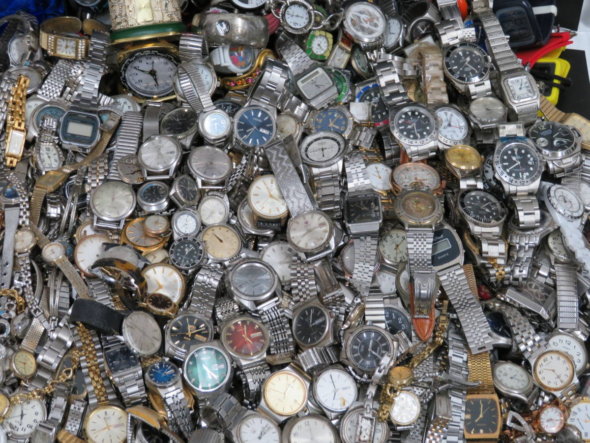 SEIKO・シチズン・カシオ・ラドー・アンティークジャンク時計まとめて 
