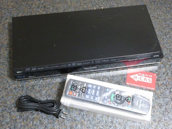 動作品（3TB増量換装)パナソニックブルーレイレコーダー DMR-BZT710