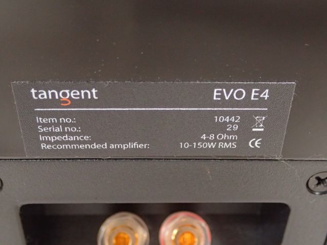 tangent タンジェント コンパクトスピーカー EVO E4 ペア ≡ 54A3B-4
