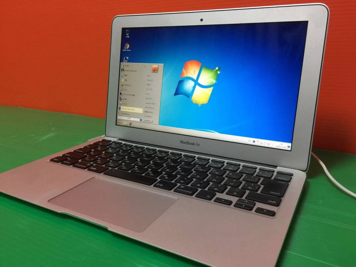 【Windows7/10同時搭載◆御買得】MacBook Air (11-inch，Mid2011) 4GB/SSD128GB Corei5 1.6GHz 周辺機器あり あんしん匿名配送 MacBook Air Apple GB SSD 11-Inch