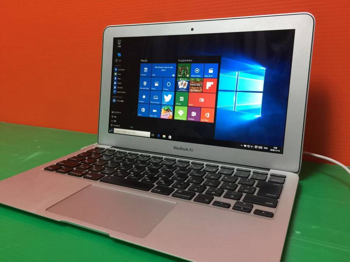 【Windows7/10同時搭載◆御買得】MacBook Air (11-inch，Mid2011) 4GB/SSD128GB Corei5 1.6GHz 周辺機器あり あんしん匿名配送 MacBook Air Apple GB SSD 11-Inch