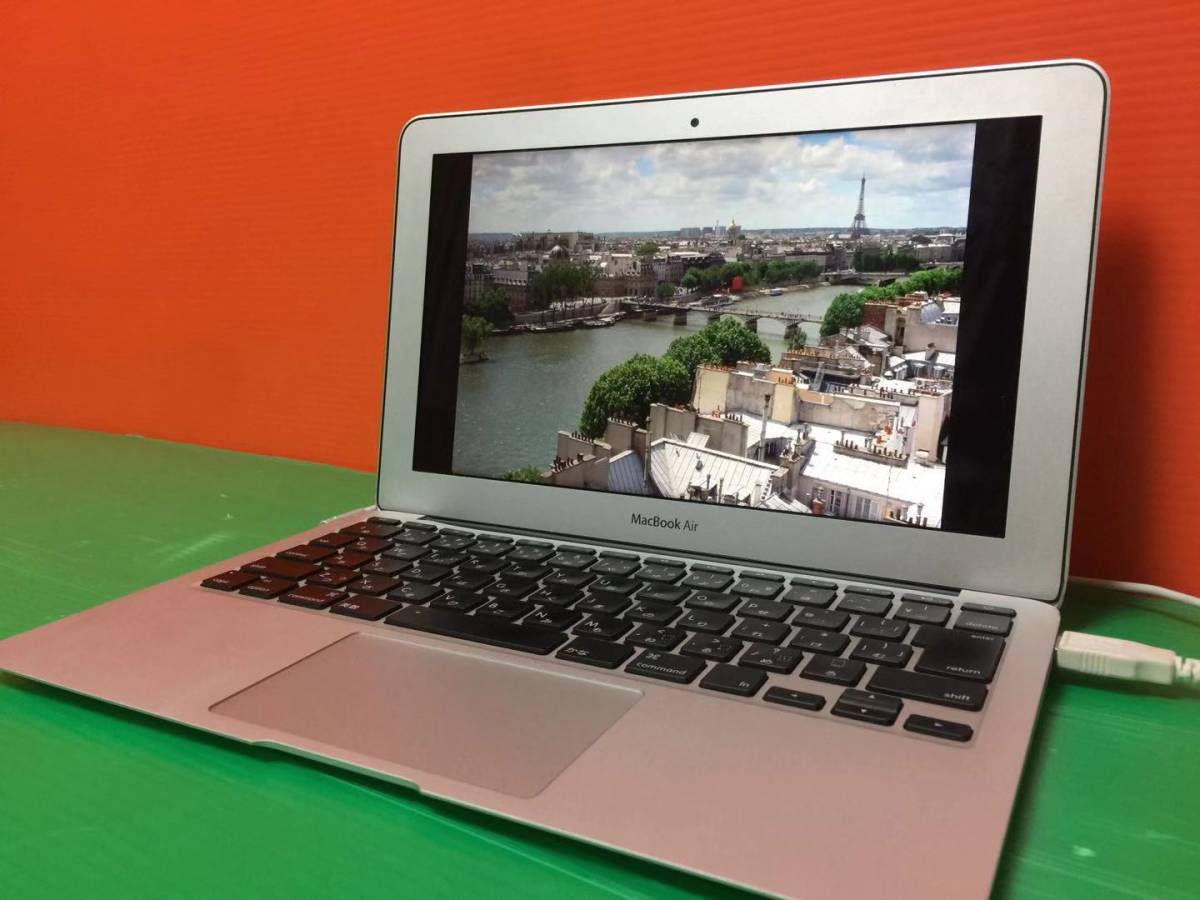 【Windows7/10同時搭載◆御買得】MacBook Air (11-inch，Mid2011) 4GB/SSD128GB Corei5 1.6GHz 周辺機器あり あんしん匿名配送 MacBook Air Apple GB SSD 11-Inch
