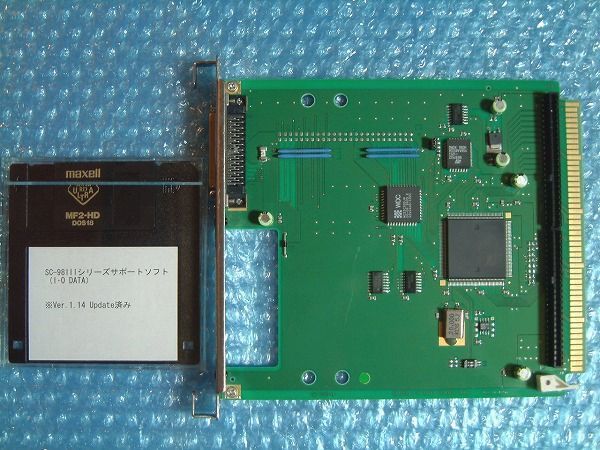 Pentium MMX対応、Cバス用 SCSIボード…… SC-98III（I-O DATA） 