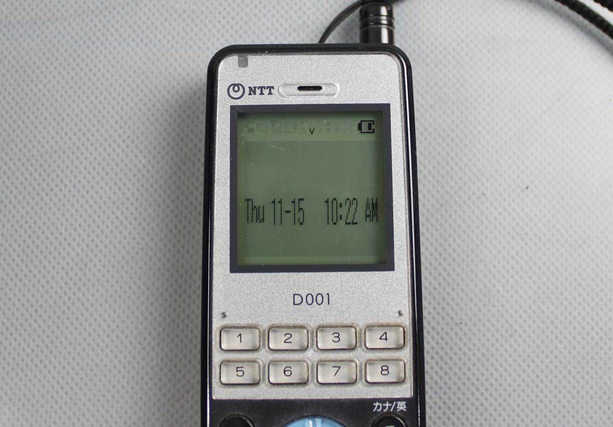 NTT 電話機 デジタルコードレス αZX 現状品 NTT西日本