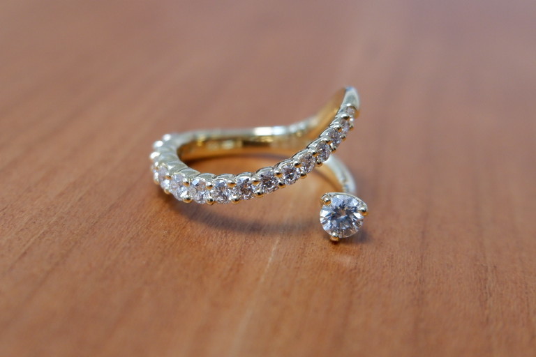 小寺智子 K18 ダイヤモンド 0.58ct リング KODERA TOMOKO コデラトモコ 