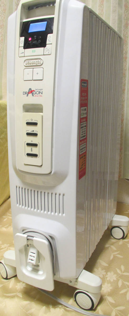 デロンギ ドラゴンデジタルオイルヒーターTDD0712W ドラゴンデジタル デロンギ オイルヒーター tdd0712wの通販 レンタルオイルヒーターデロンギＴＤＤ０７１２Ｗ代引 中古