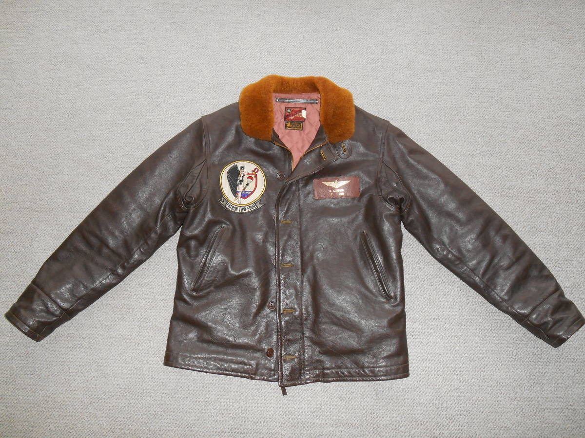 美品 toys mccoy トイズマッコイ N-1 レザー BUCCANEERS 42 REAL 