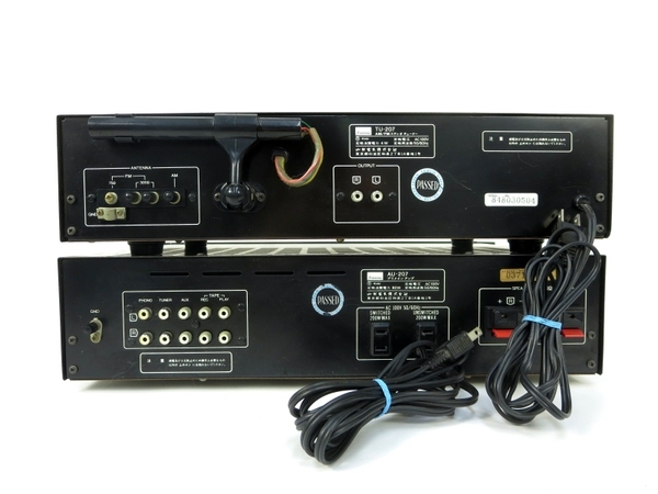 SANSUI ステレオチューナー プリメインアンプ AU-207 TU-207 サンスイ AU-207 TU-207 SANSUI プリメインアンプ オーディオセット TU
