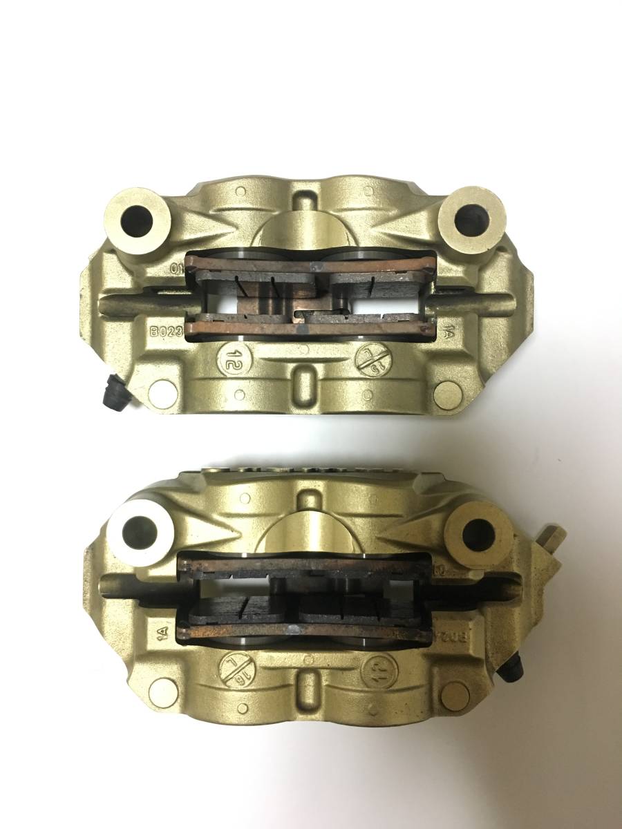 送料無料！ GSX-R1000/L3 純正 キャリパー左右 108mm 中古パッド付き