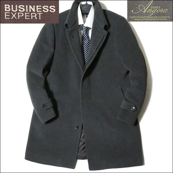 【未使用】Thames Point カシミヤ100％ ロングコート 極美品 カシミヤ100% ロングコート 黒 ブラック ステンカラー 美品