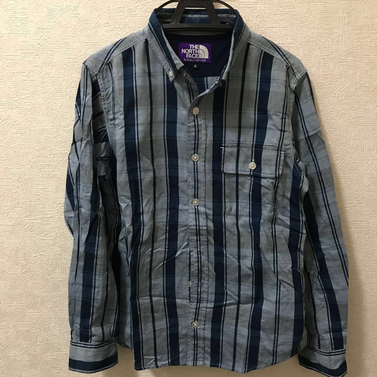 サイズS the north face purple label ノースフェイス パープルレーベル クールマックス ボタンダウン