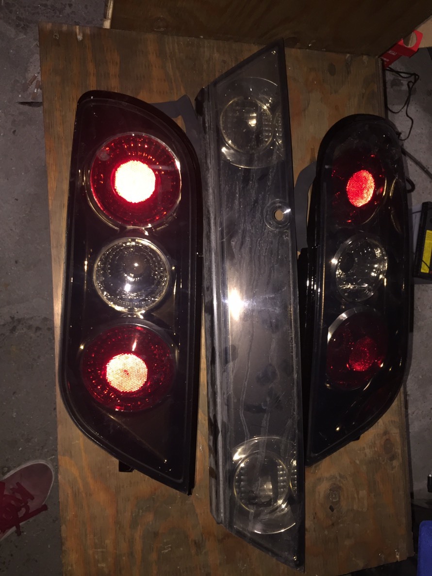 180SXスモーク ユーロ テールライト 3点セット 美品 180sx 希少