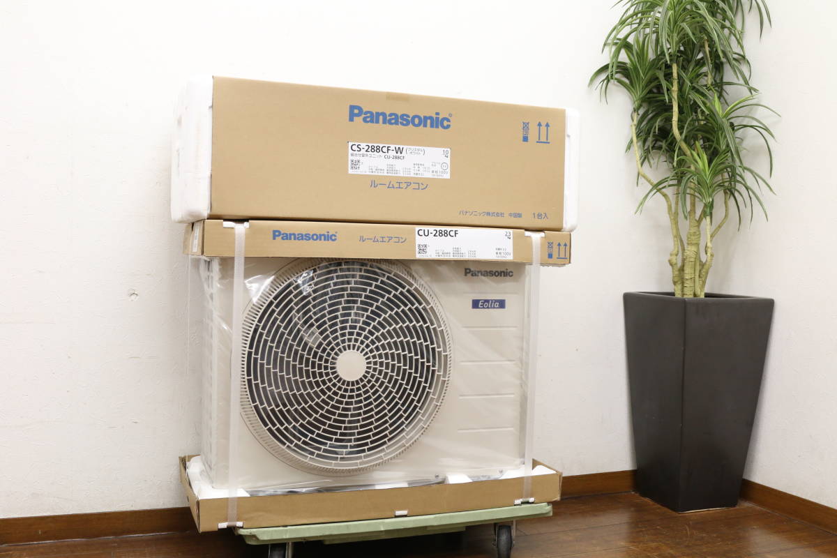 限定セール，大人気 Panasonic/パナソニック 2018年製 ルームエアコン 100V 2.8kw 主に8畳 12畳 CS-288CF-W ②(12畳未満)｜売買されたオークション情報、yahooの商品情報をアーカイブ公開 - オークファン 12畳未満