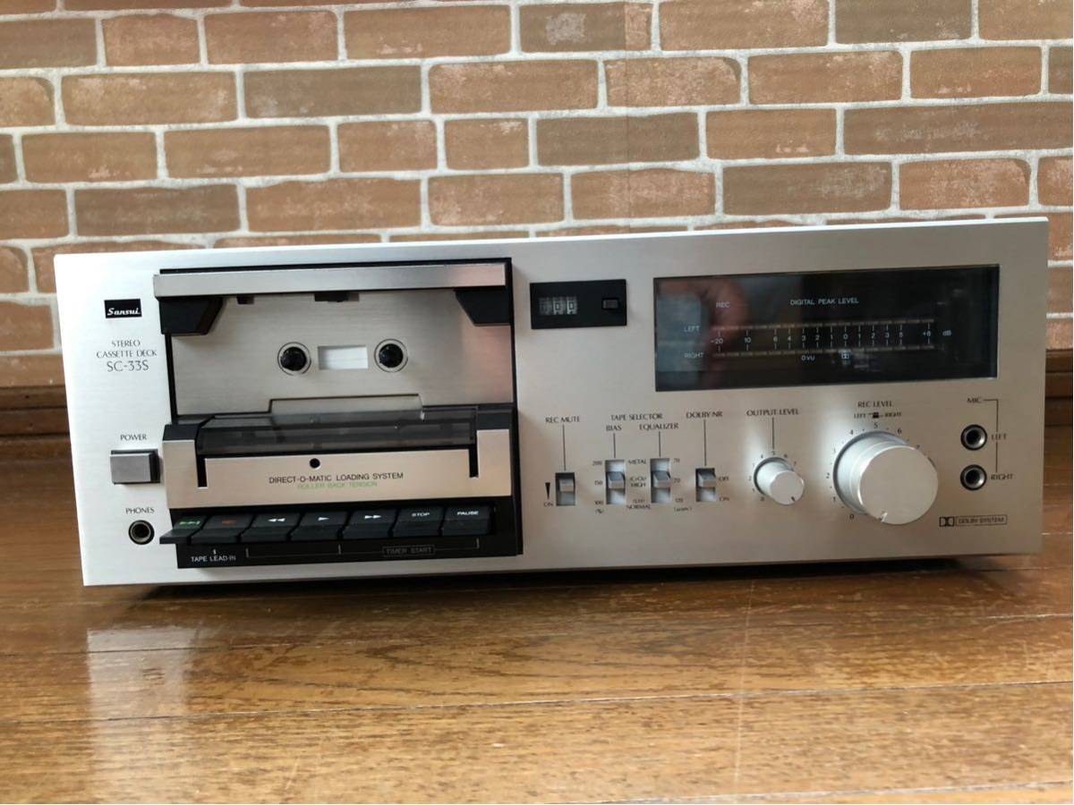 SANSUI サンスイ カセットデッキ Sansui SC-33S | SC-33 中古 - Yahoo