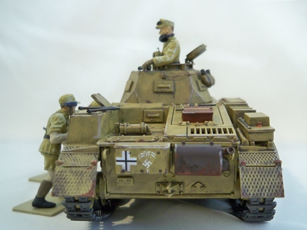 1/35 ドイツⅡ号戦車（第１５機甲師団所属車）タミヤ　完成品　即決時おまけⅡ号戦車もう一台_4