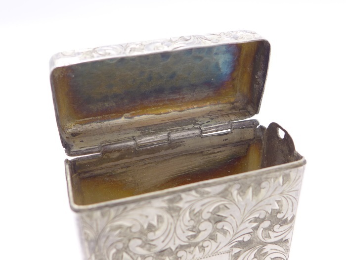 銀製品 SILVER950 刻印有 シガレットケース 106g 銀製品 SILVER950