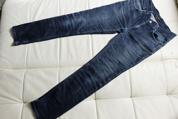 NudieJeans THIN FINN ULTRA INDIGO COATED ヌーディージーンズ 
